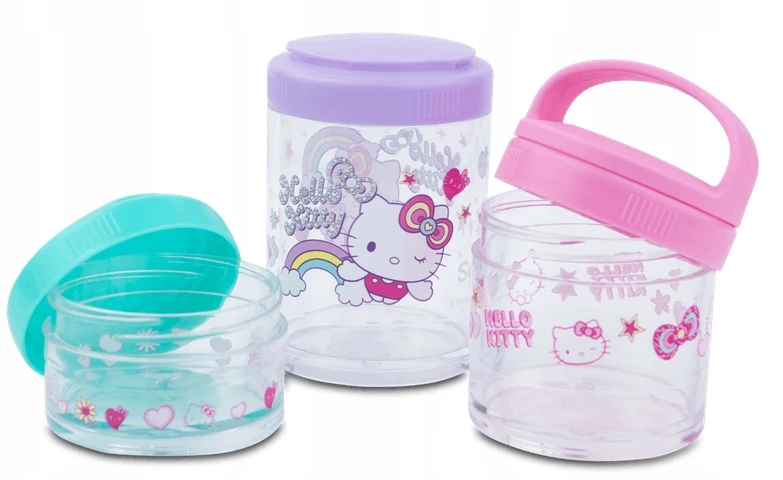 Cool Pack Hello Kitty Pojemnik pudełka na przekąski lunchbox potrójny 310 ml Coolpack