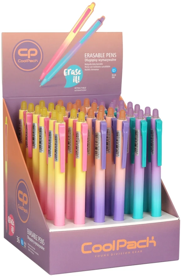 Cool Pack Ištrinamas tušinukas Colorino, mėlynas, Gradient