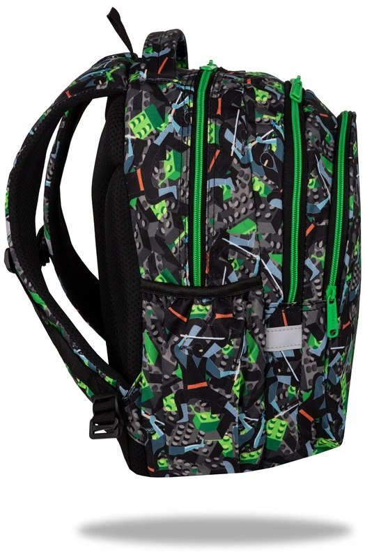 Cool Pack JAUNIMO MOKYKLĖS KURIŠINĖ NINJA BLOKAS DIDELIOS BERNIUKŲ Žalias