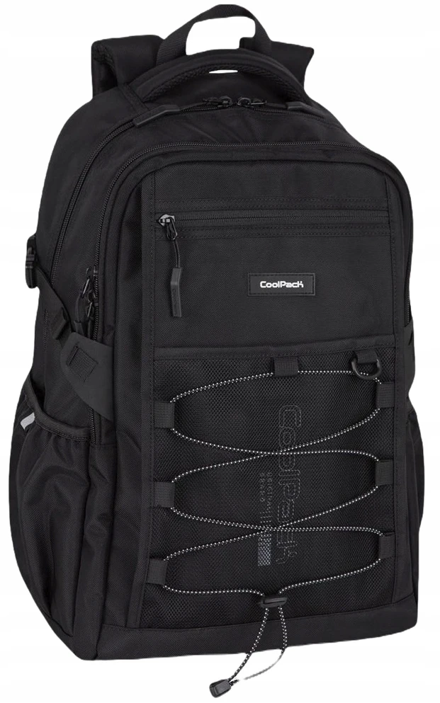 Cool Pack Juodas "coolpack Trek" kuprinė vyrams ir jaunimui, talpi, su skyriumi nešiojamam kompiuteriui