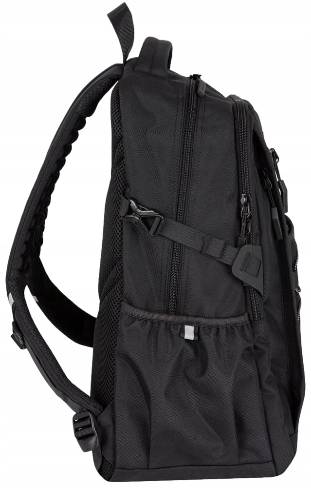 Cool Pack Juodas "coolpack Trek" kuprinė vyrams ir jaunimui, talpi, su skyriumi nešiojamam kompiuteriui