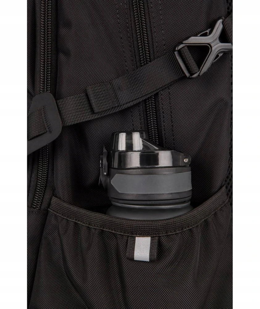 Cool Pack Juodas "coolpack Trek" kuprinė vyrams ir jaunimui, talpi, su skyriumi nešiojamam kompiuteriui