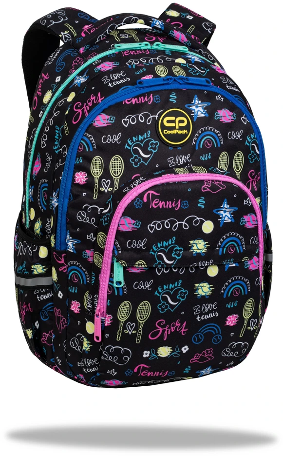 Cool Pack Mokyklinė kuprinė TENNIS STAR, CoolPack, 2-jų skyrių, 24 L