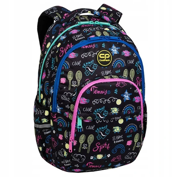 Cool Pack Mokyklinė kuprinė TENNIS STAR, CoolPack, 2-jų skyrių, 24 L
