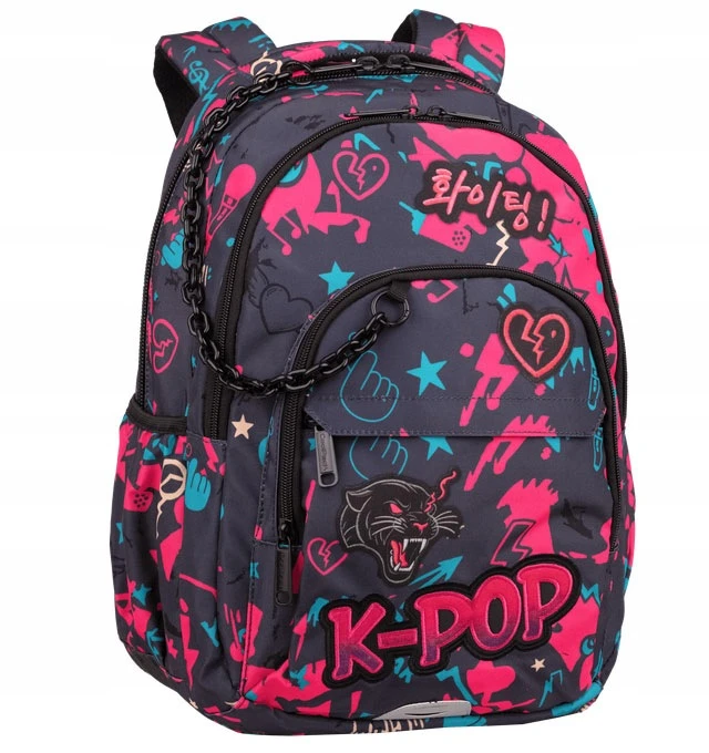 Cool Pack Kuprinė CoolPack CAMPUS K-POP DARK, dviejų skyrių