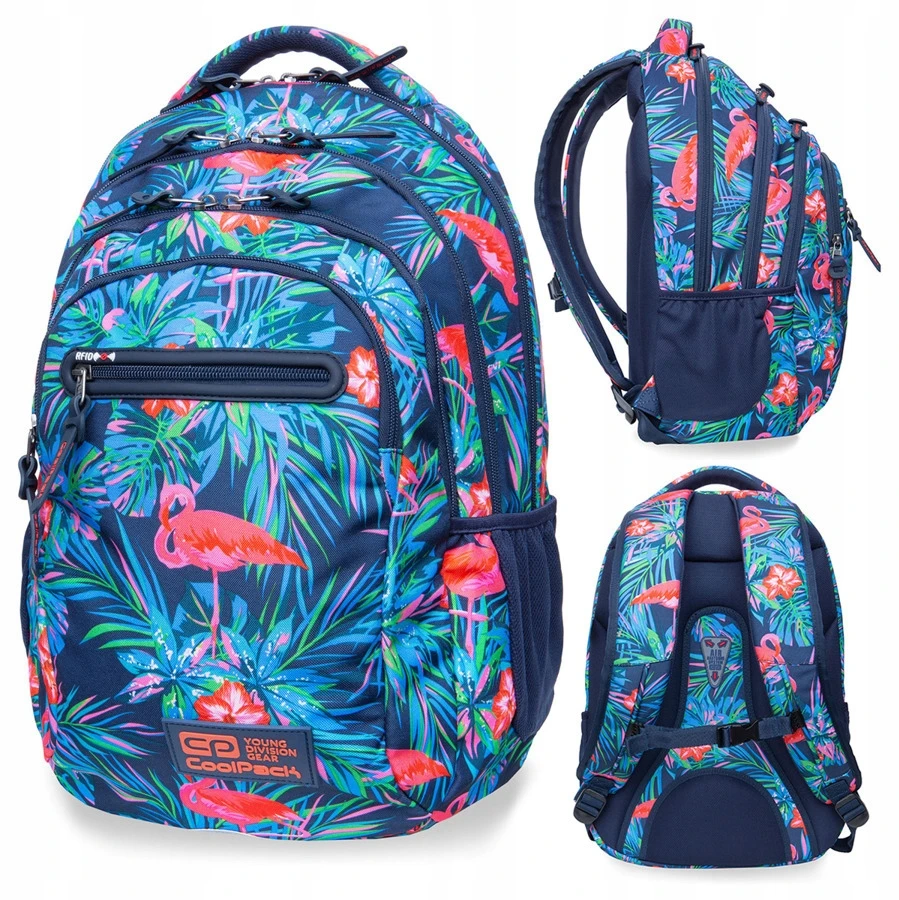 Cool Pack Kuprinė CoolPack College Tech Rožinė Flamingo B36126