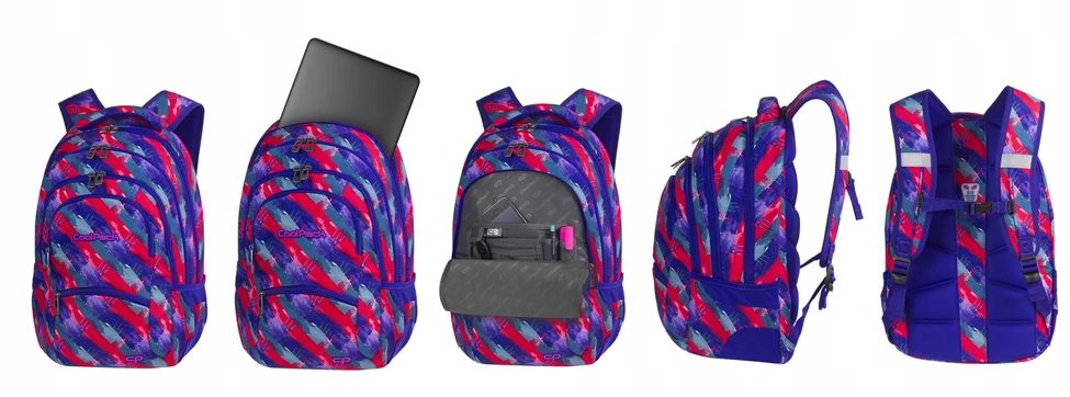 Cool Pack Kuprinė CoolPack College Vibrant Lines