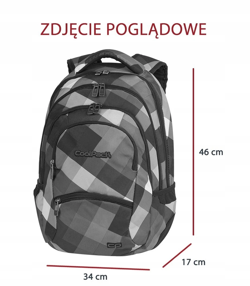Cool Pack Kuprinė CoolPack College Vibrant Lines