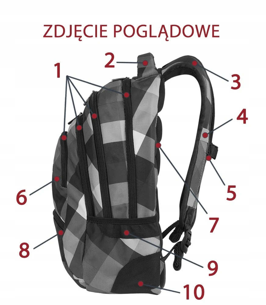 Cool Pack Kuprinė CoolPack College Vibrant Lines