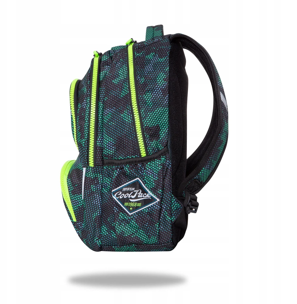 Cool Pack Kuprinė CoolPack Spiner Termic Badges Boys Žalias