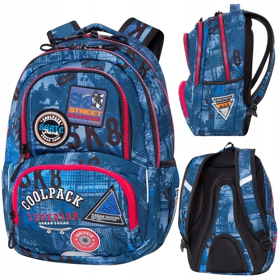 Cool Pack Kuprinė CoolPack Spiner Termic Badges B Mėlyna C01154