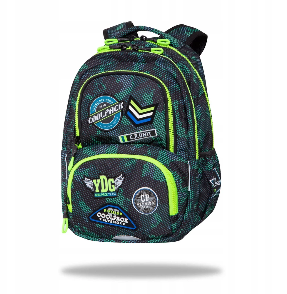 Cool Pack Kuprinė CoolPack Spiner Termic Badges Boys Žalias