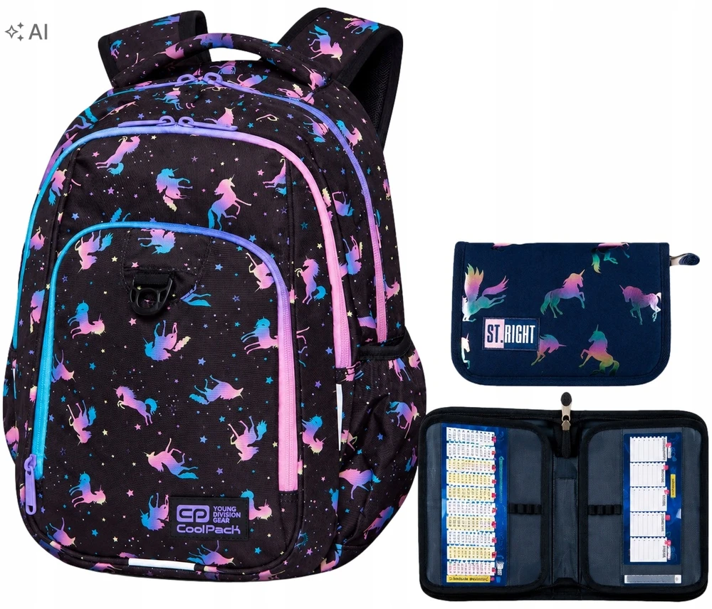 Cool Pack Mokyklinė kuprinė CoolPack Strike L Dark Unicorn
