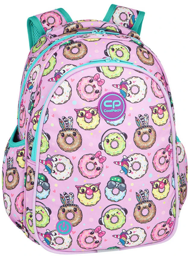 Cool Pack Kuprinė "happy Donuts" su Led Coolpack Jimmy mergaitėms