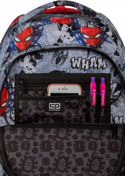 Cool Pack Kuprinė su ratukais Coolpack Spider Man Marvel berniukams