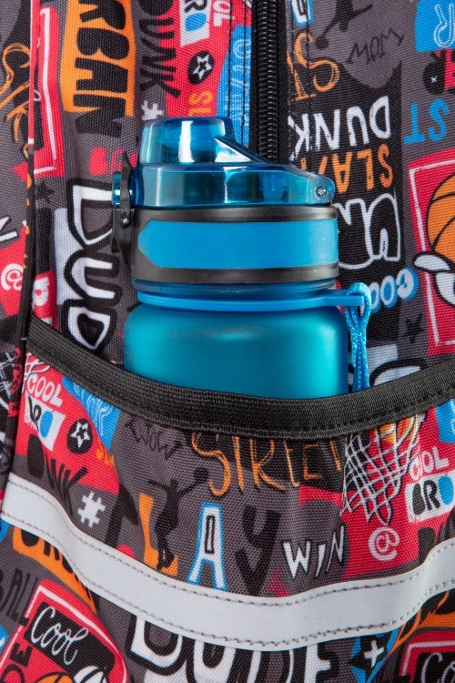 Cool Pack Kuprinė su ratukais ir ištraukiama rankena CoolPack Starr Trolley Basketball, krepšinis, C35231