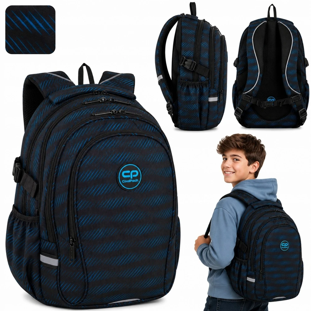 Cool Pack Kuprinė SZKOLNY DLA CHŁOPCA Mėlynas KLASA 1-3 TORNISTER 29L | COOLPACK