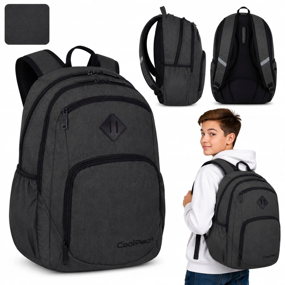 Cool Pack Kuprinė SZKOLNY MŁODZIEŻOWY DLA CHŁOPCA 30L TORNISTER KLASA 1-3 | COOLPACK