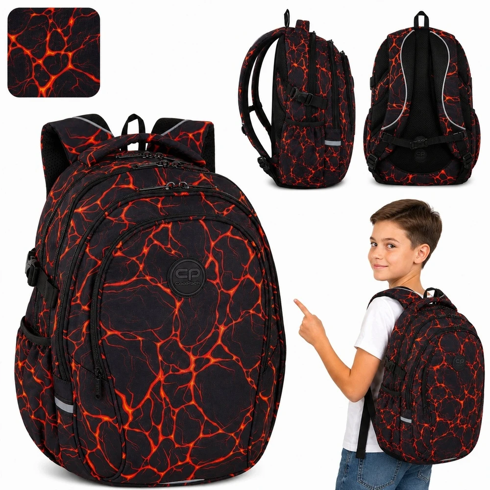Cool Pack Kuprinė SZKOLNY MŁODZIEŻOWY KLASA 1-3 DLA CHŁOPCA DZIEWCZYNKI 29L | COOLPACK