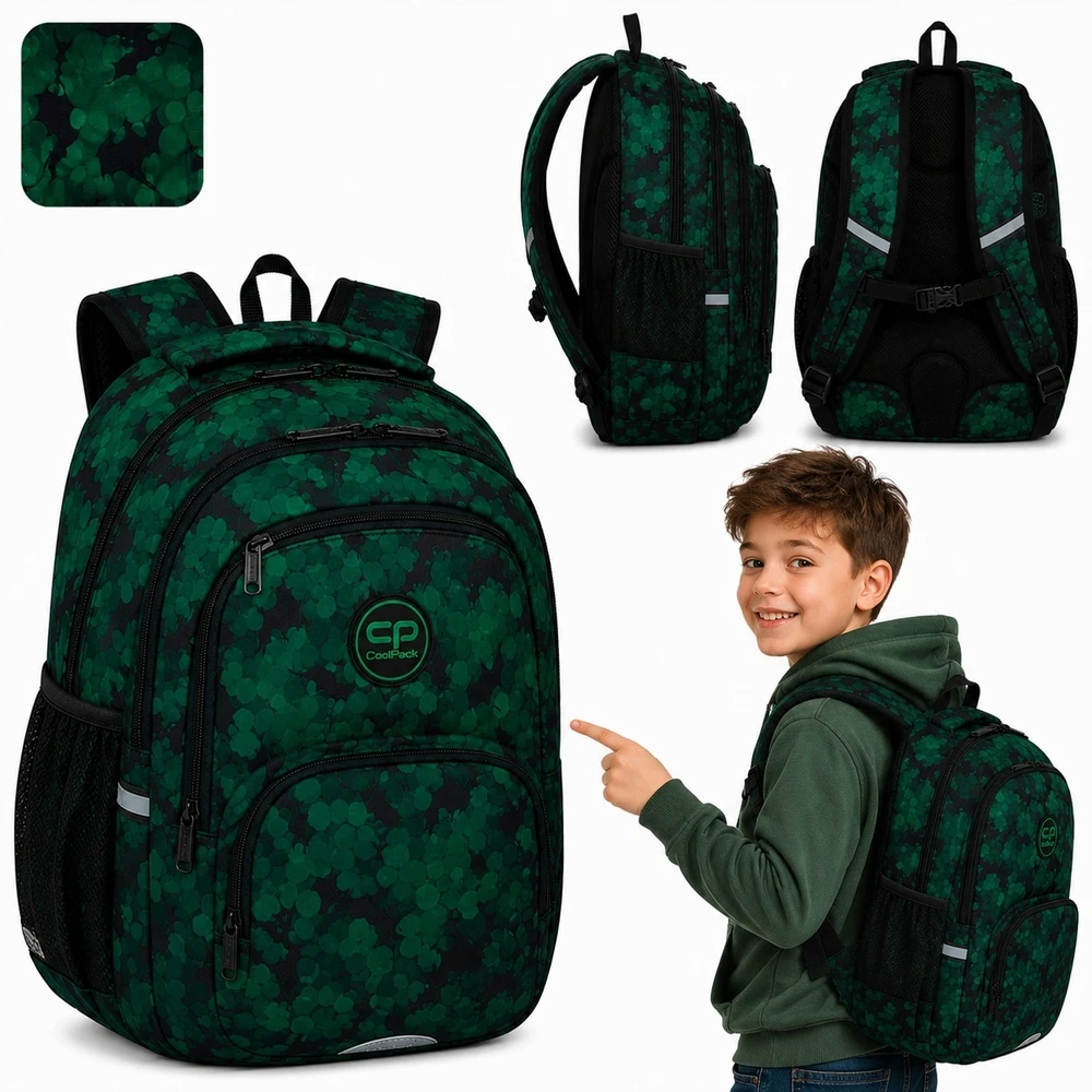 Cool Pack Kuprinė SZKOLNY SMOKI 3D DLA CHŁOPAKA 30L MŁODZIEŻOWY KLASA 1-3 | COOLPACK