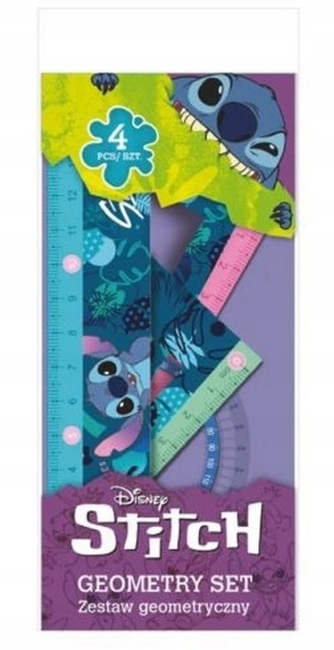 Cool Pack Liniuočių rinkinys Stitch, 4 vnt.