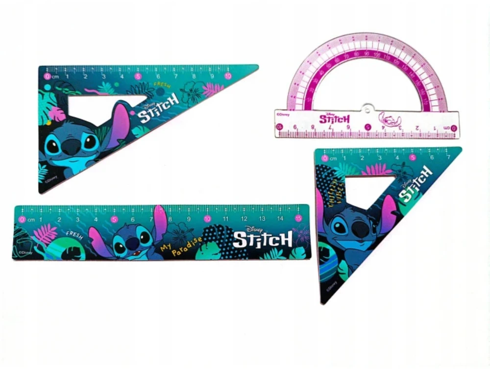 Cool Pack Liniuočių rinkinys Stitch, 4 vnt.
