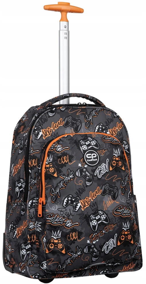 Cool Pack Mokyklinė kuprinė ant ratukų "coolpack Alan Gamer" 28l