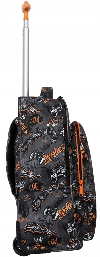 Cool Pack Mokyklinė kuprinė ant ratukų "coolpack Alan Gamer" 28l