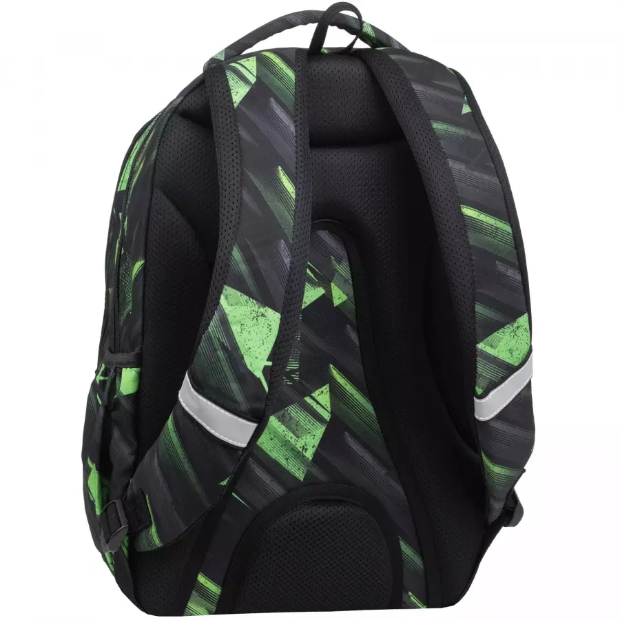 Cool Pack Mokyklinė kuprinė CoolPack 4–8 kl. Drafter Žalias Mirror juoda