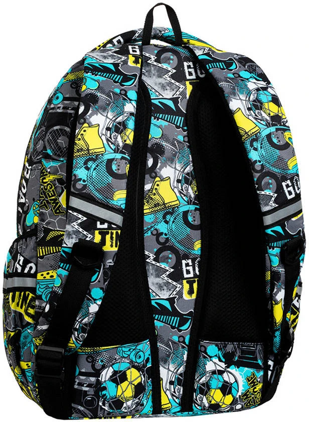 Cool Pack Mokyklinė kuprinė CoolPack Basic Plus Goal Time, 27 L, įvairių spalvų