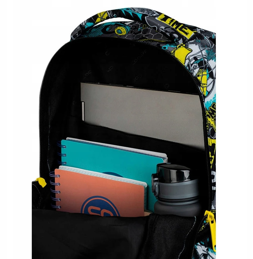 Cool Pack Mokyklinė kuprinė CoolPack Basic Plus Goal Time, 27 L, įvairių spalvų