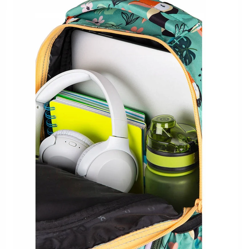 Cool Pack Mokyklinė kuprinė CoolPack Led Jimmi Toucans, mėlyna