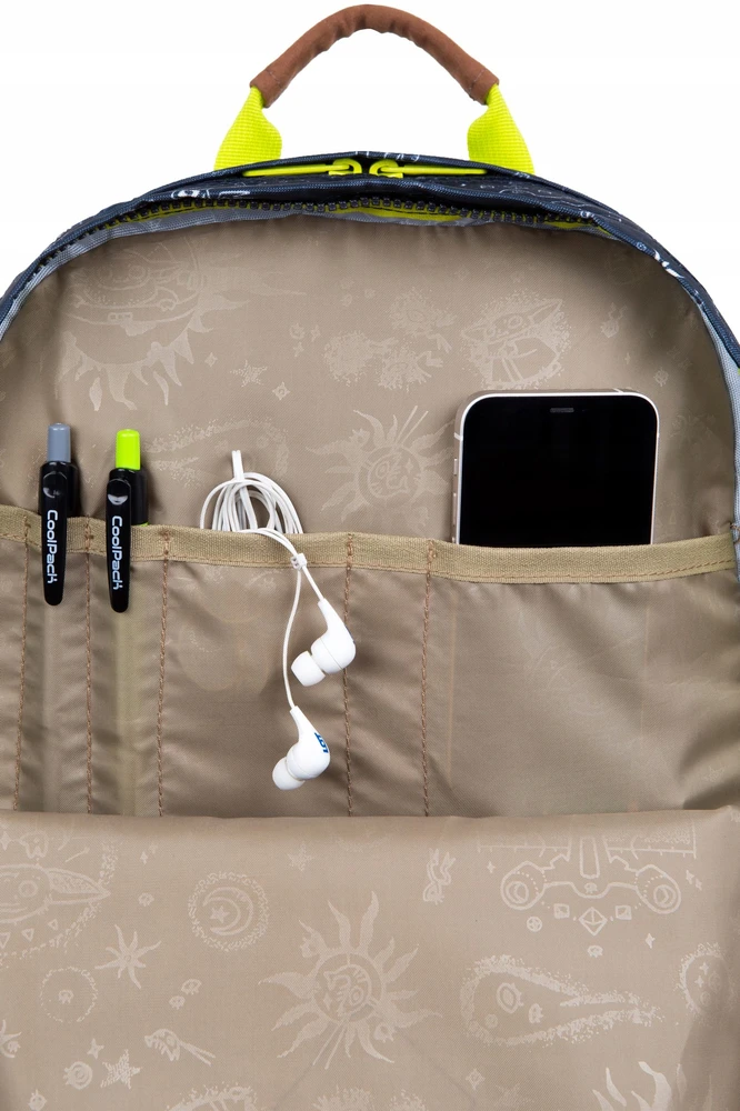 Cool Pack Mokyklinė kuprinė CoolPack Scout Mandalorian, tamsiai mėlyna