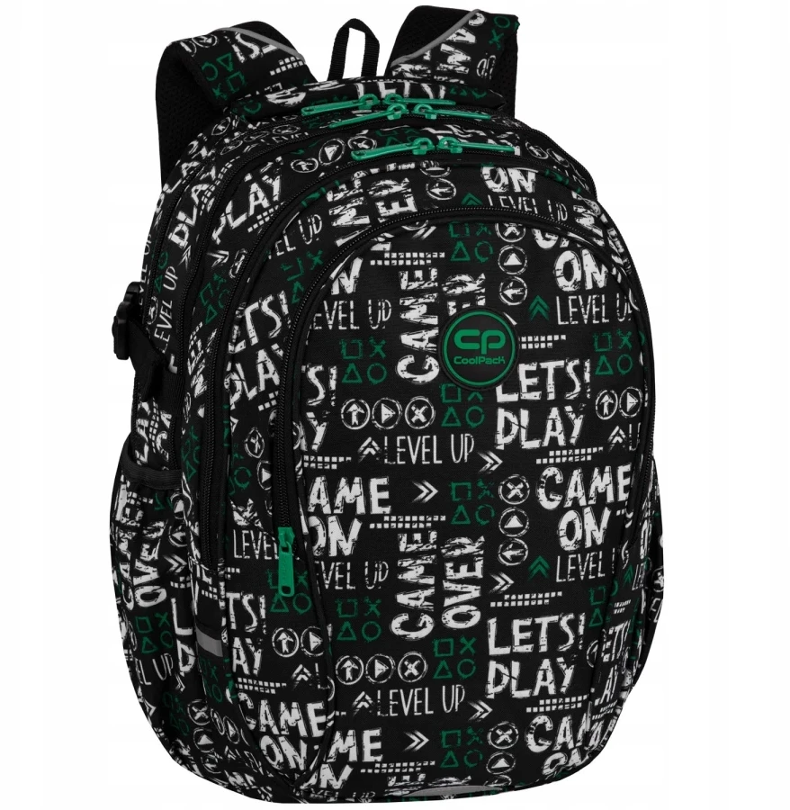 Cool Pack Mokyklinė kuprinė Game On, CoolPack, 3-jų skyrių, 29 L