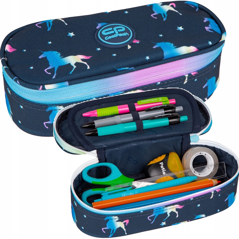 Patio Cool Pack Mokyklinis penalas CoolPack Mėlyna Unicorn Campus