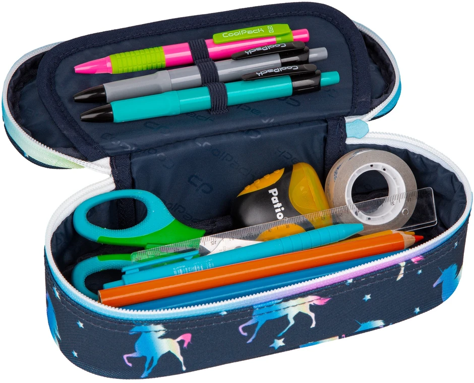 Patio Cool Pack Mokyklinis penalas CoolPack Mėlyna Unicorn Campus