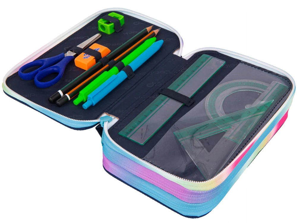 Cool Pack Mokyklinis penalas su priedais Unicorn Collpack CP Jumper 3 Mėlyna Unicorn