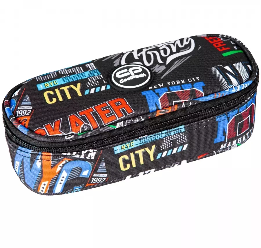 Cool Pack Penalas CoolPack Big City, juoda/įvairių spalvų