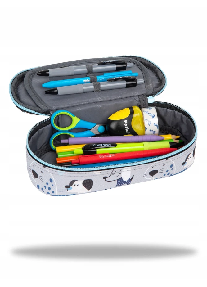Cool Pack Penalas su užtrauktuku CoolPack CAMPUS DOGGY, vieno skyriaus