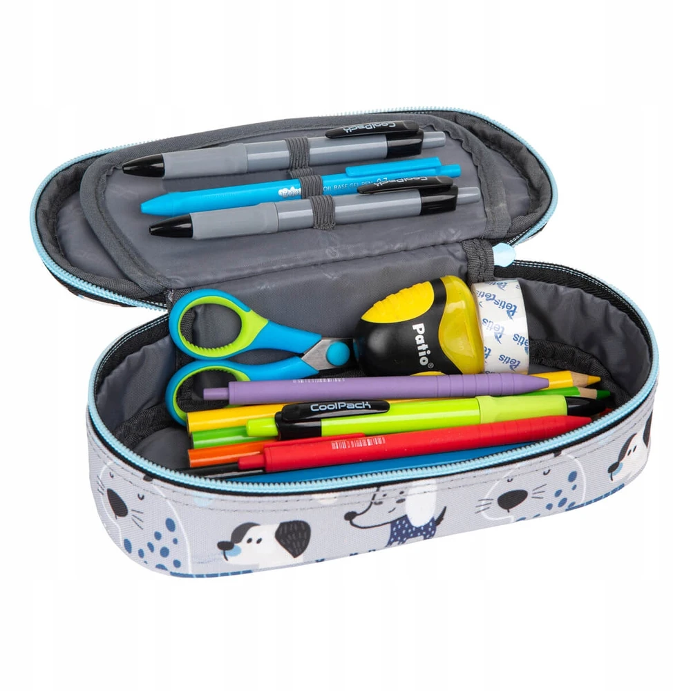Cool Pack Penalas su užtrauktuku CoolPack CAMPUS DOGGY, vieno skyriaus