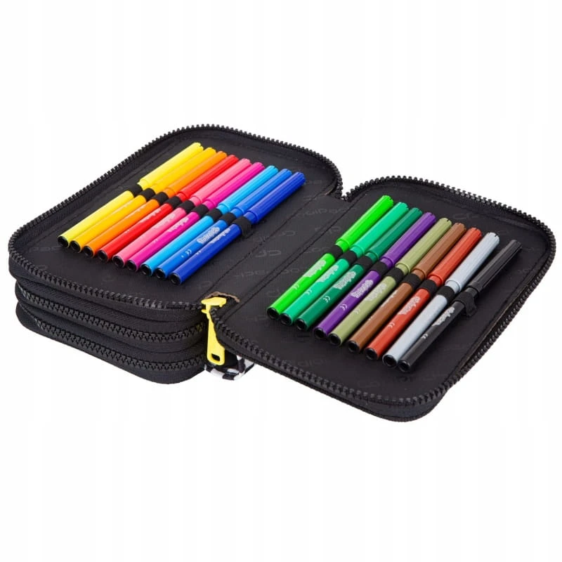 Cool Pack Forminis trijų skyrių penalas su priedais CoolPack Jumper 3 Catch me