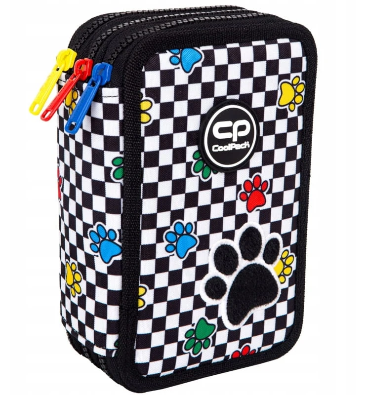 Cool Pack Forminis trijų skyrių penalas su priedais CoolPack Jumper 3 Catch me