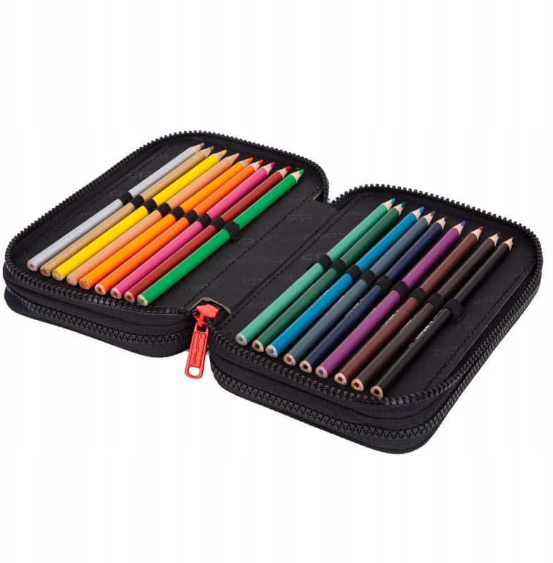 Cool Pack Forminis trijų skyrių penalas su priedais CoolPack Jumper 3 Catch me