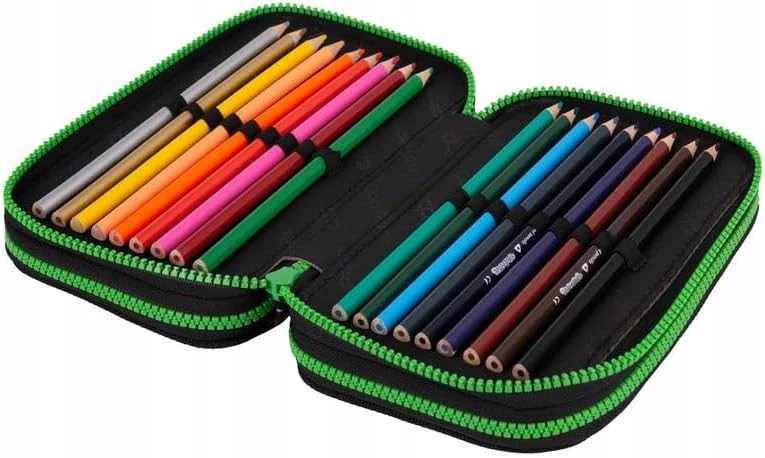 Cool Pack Penalas CoolPack Block, 20 cm x 7.5 cm, juoda/žalia