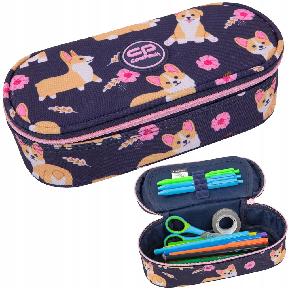 Cool Pack PIÓRNIK SASZETKA DĖKLAS KOSMETYCZKA CAMPUS ELISABETH F062933 PIESEK CORGI