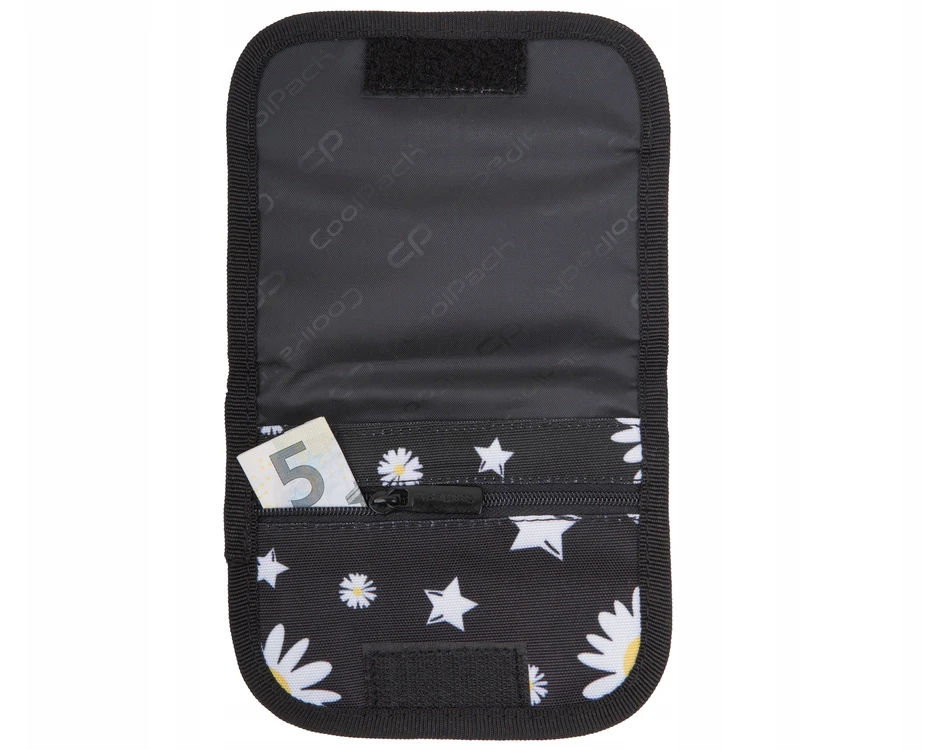 Cool Pack Portfel Coolpack Nill Daisy Juodas Patio