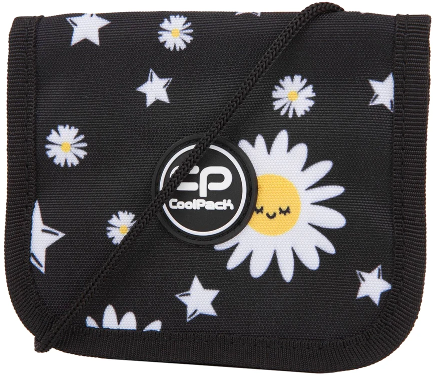 Cool Pack Portfel Coolpack Nill Daisy Juodas Patio