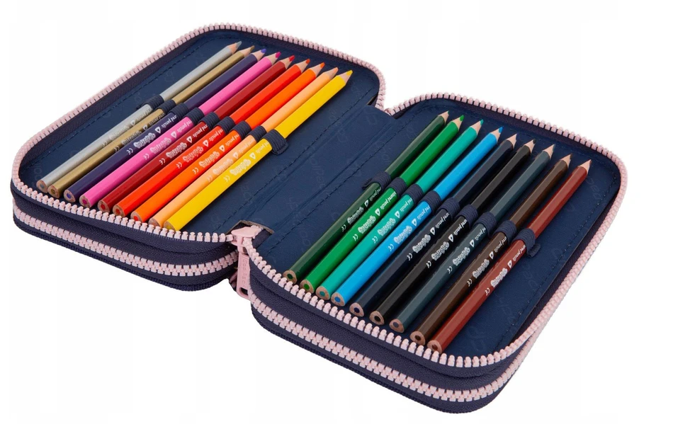 Cool Pack Priedai pieštukinė, CoolPack, trijų skyrių, Corgi šuo