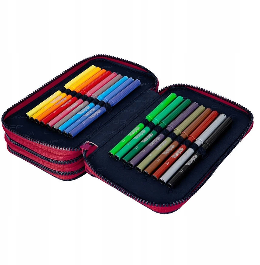 Cool Pack Pritaikytas pieštukinės dėklas, CoolPack, trijų skyrių, su gradientu