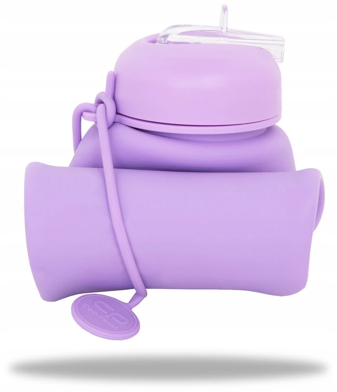 Cool Pack Silikoninė gertuvė COOLPACK, 600 ml, pastelinės violetinės spalvos